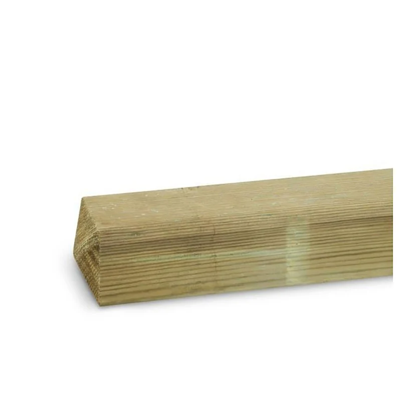 Confezione 6 Pezzi Palo Quadrato 7x7x150 cm in Legno di Pino Impregnato