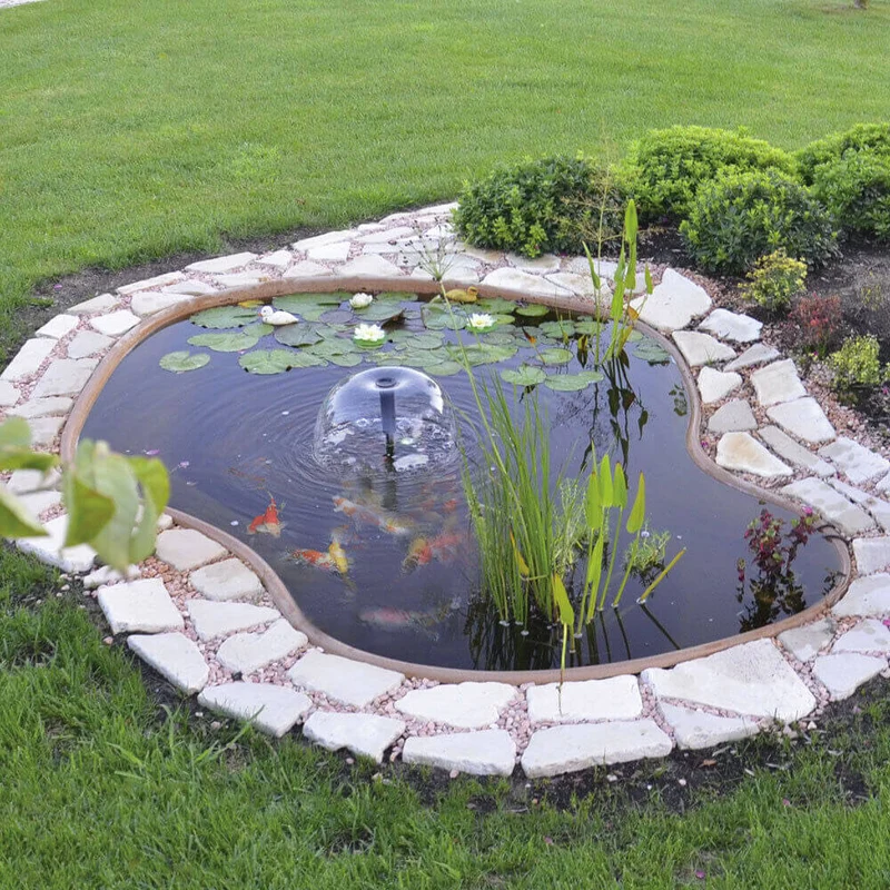 Laghetto Artificiale Roccia da Giardino 207x205x95 cm 2180 Litri