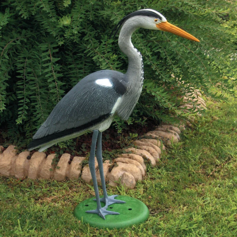 Airone Decorativo H75 cm per Laghetti da Giardino