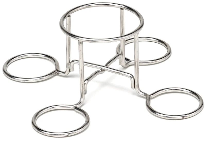 Supporto per Pollo per Barbecue in Acciaio Inox Vannini