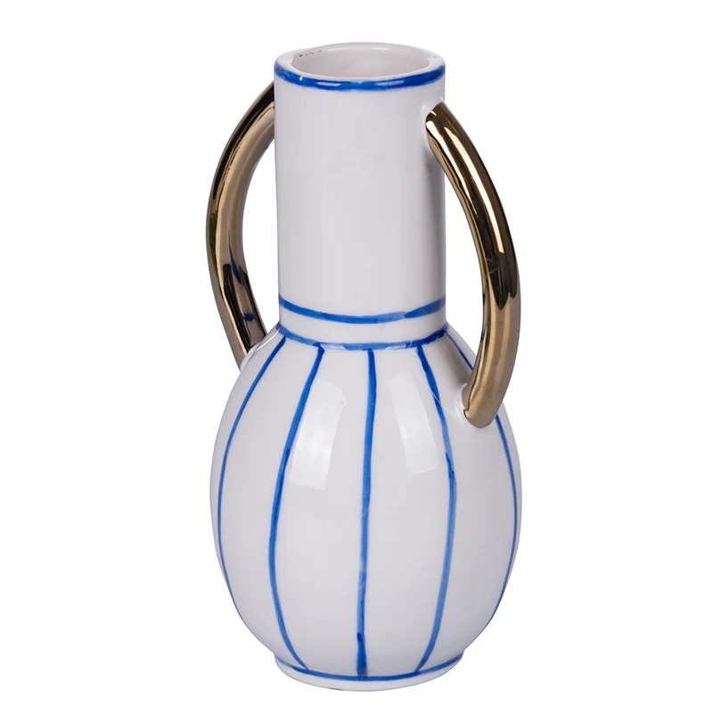 Vaso con Manici 11x9,5x19,5 cm in Porcellana VdE Tivoli 1996 Egeo