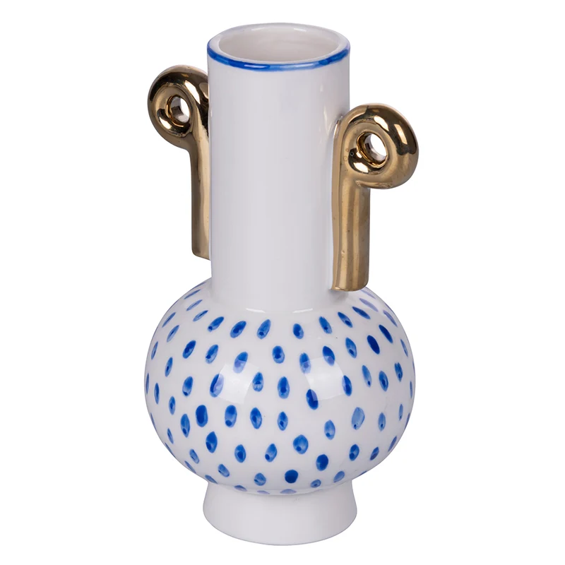 Vaso con Manici 11x13x20 cm in Porcellana VdE Tivoli 1996 Egeo