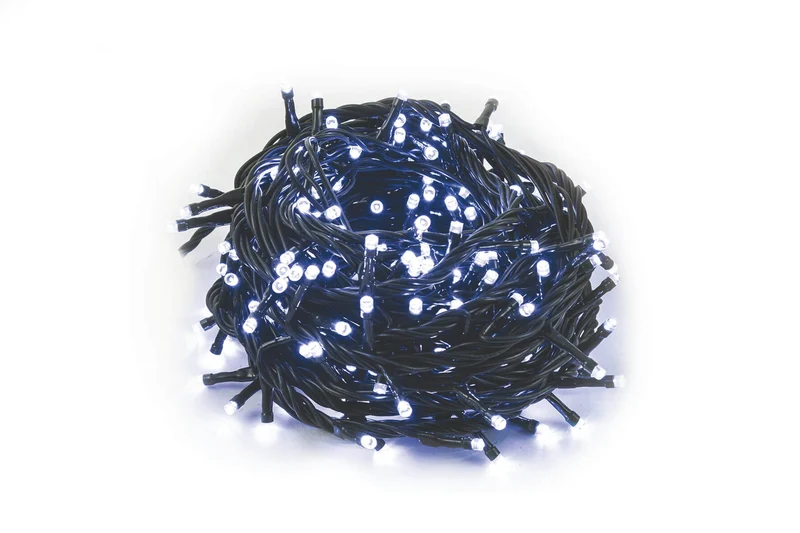 Luci di Natale 1000 LED 45m Bianco da Esterno-Interno Soriani