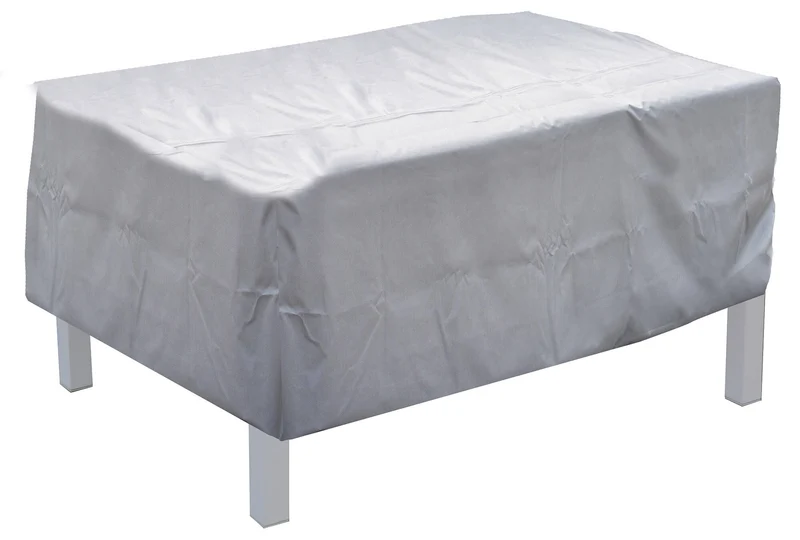 Telo Copertura per Tavolo da Giardino 240x130x70 cm in Poliestere Grigio