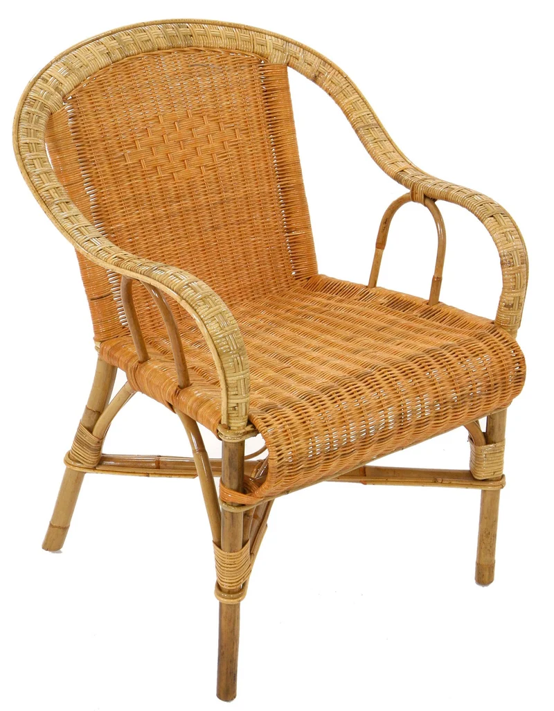 Poltrona da Giardino in Rattan Rosy Naturale