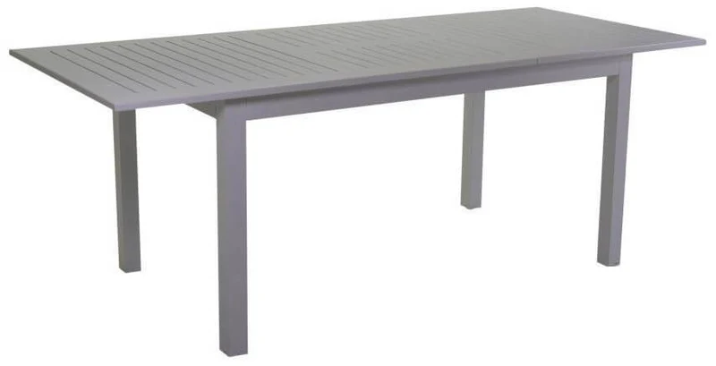Tavolo da Giardino Allungabile 150/210x90x75 cm in Alluminio Sullivan Tortora