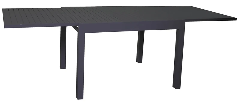 Tavolo da Giardino Allungabile 90/180x90x73 cm in Alluminio Sullivan Antracite
