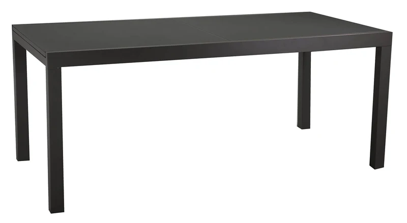 Tavolo da Giardino Allungabile 160/220x90x75 cm in Alluminio Boise Antracite