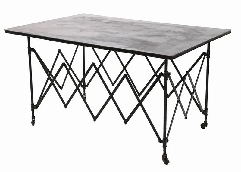 Tavolo da Giardino in Acciaio 135x89H75cm Noble