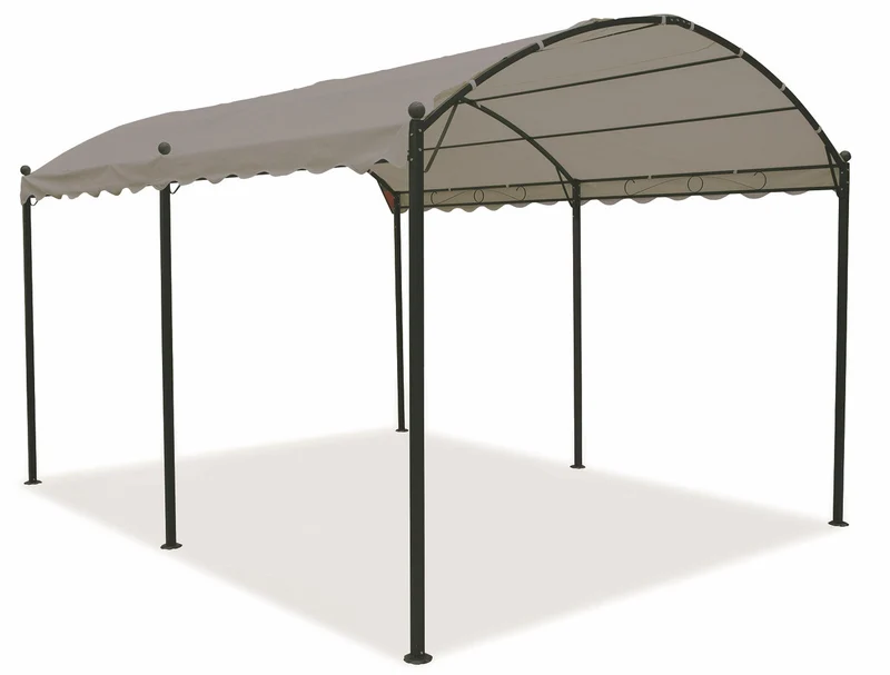 Gazebo da Giardino in Ferro 3x4 mt Soriani Tunnel Grigio