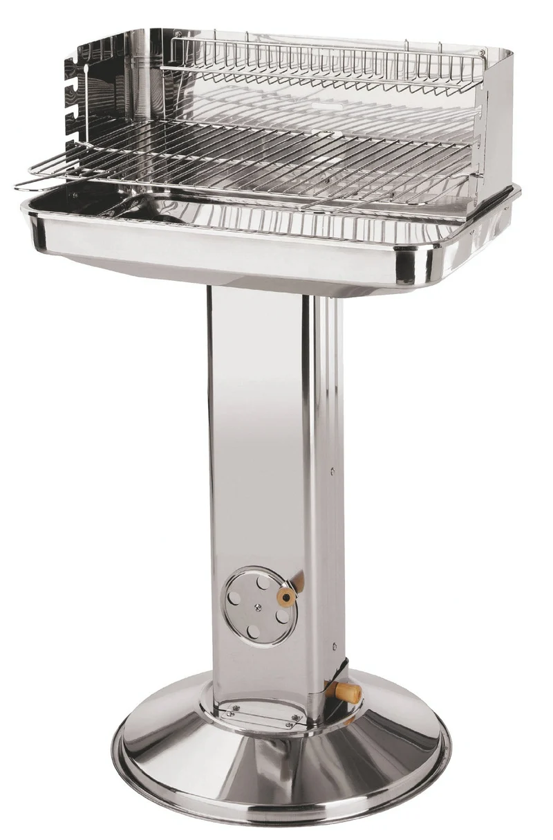 Barbecue a Carbone con Griglia 54x34cm in Acciaio Soriani Sun-Day