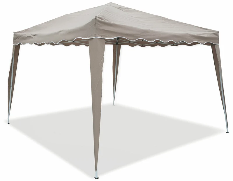 Gazebo da Giardino Estensibile 3x3 mt Soriani Tenerè Tortora