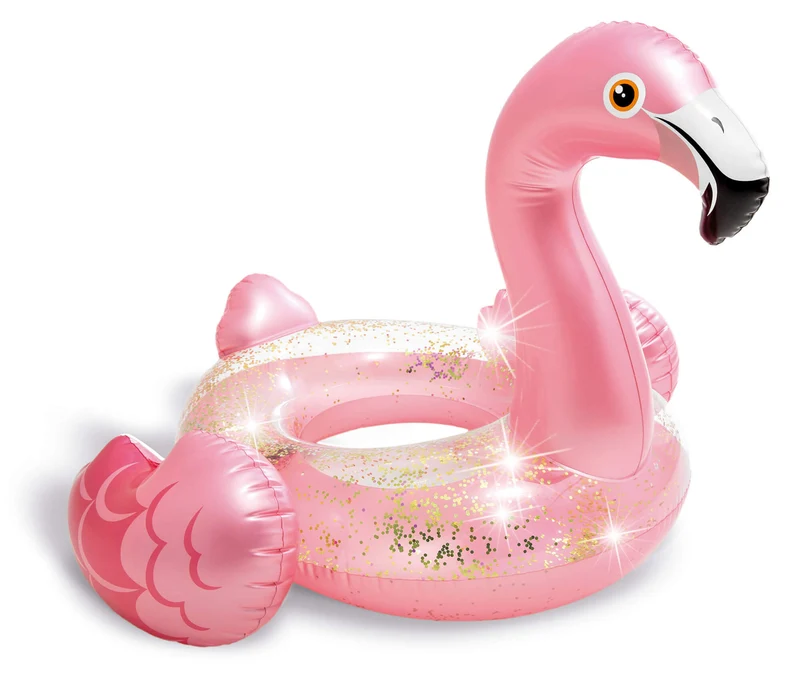 Salvagente Fenicottero Rosa Glitter 99x89x71 cm Intex A56251NP/EP