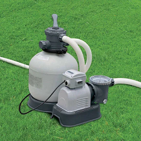 Pompa a Sabbia per Piscine 10.000 L/h Motore 1CV 220V Intex