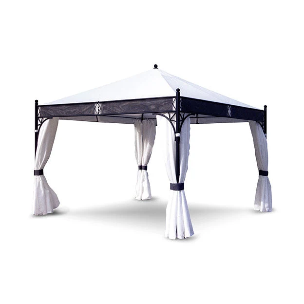 Gazebo da Giardino 3.5x3.5m Telo in Poliuretano Taddei Riyad