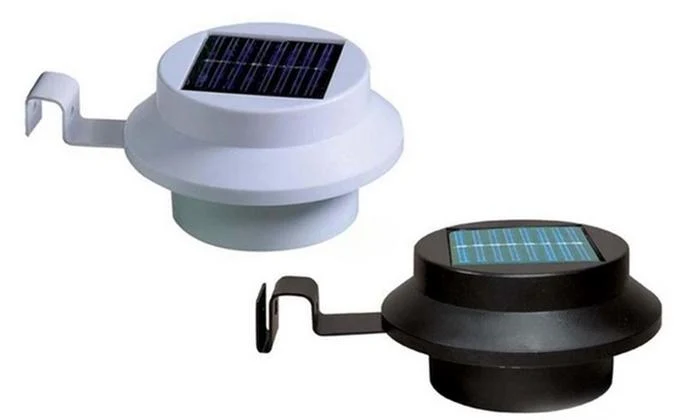 Lampada Solare per Esterno da Grondaia Colore Bianco Rizzetti Tech
