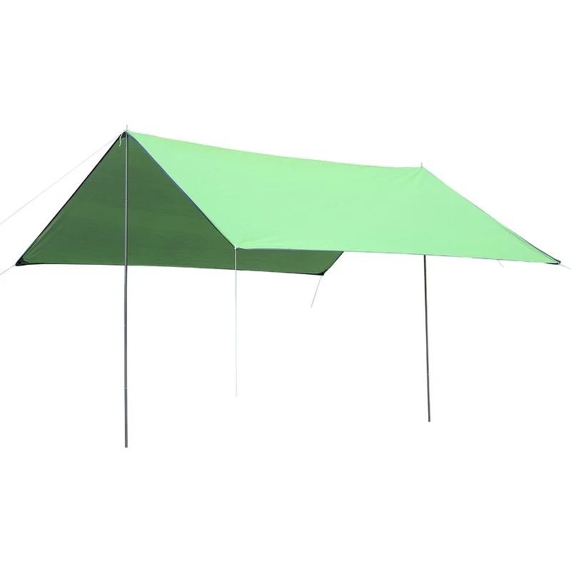 Tenda da Sole Portatile 3x3 m Impermeabile Verde