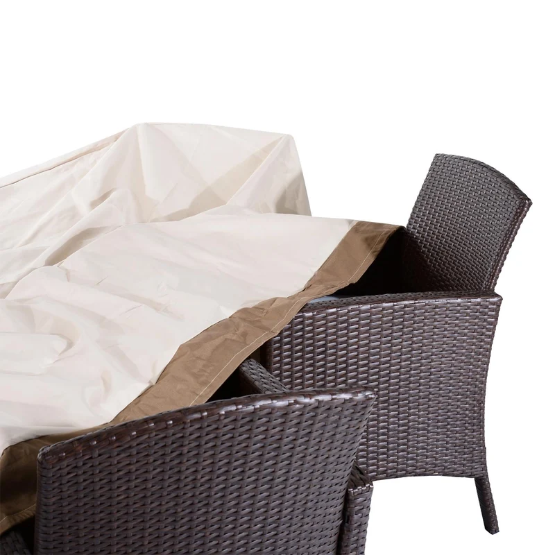 Telo di Copertura Impermeabile Multiuso in Oxford Crema 35.3x28x12 cm