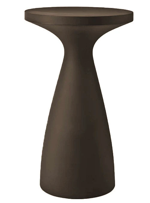 Tavolino da Giardino Ø65x110 cm in Resina Arkema Drink Dove Gray