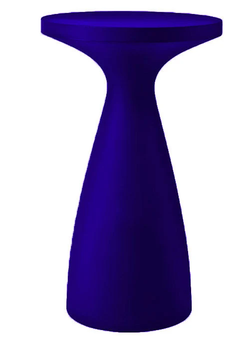 Tavolino da Giardino Ø65x110 cm in Resina Arkema Drink Blue