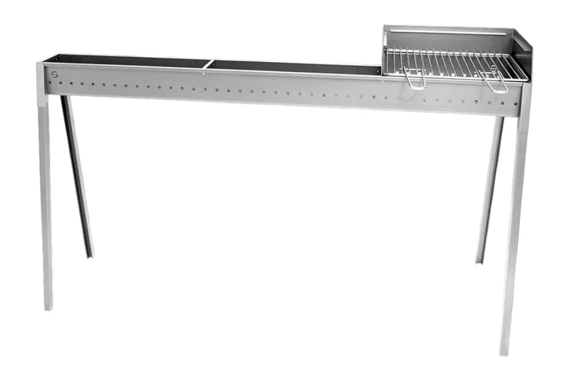 Cuoci Arrosticini con Barbecue a Carbone 120 cm Lisa Luxury Milano Grill 80+40