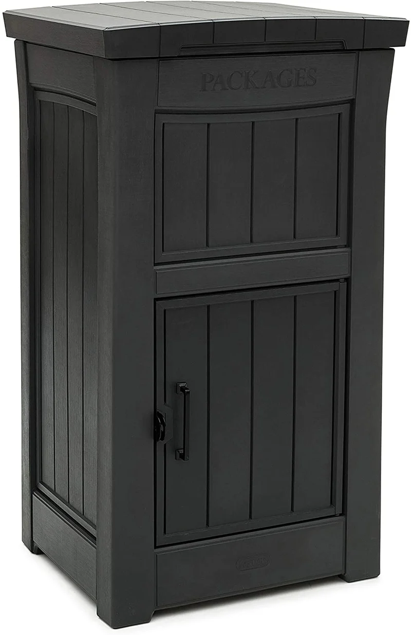 Mobile Raccolta Pacchi da Esterno 53,6x112x62 cm in Resina Keter Parcel Drop Box Antracite