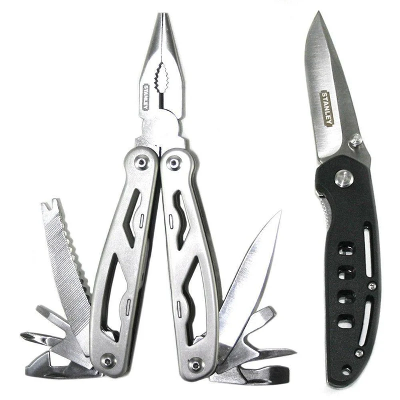 Kit Set Coltello + Pinza Multiuso 12 Funzioni Stanley