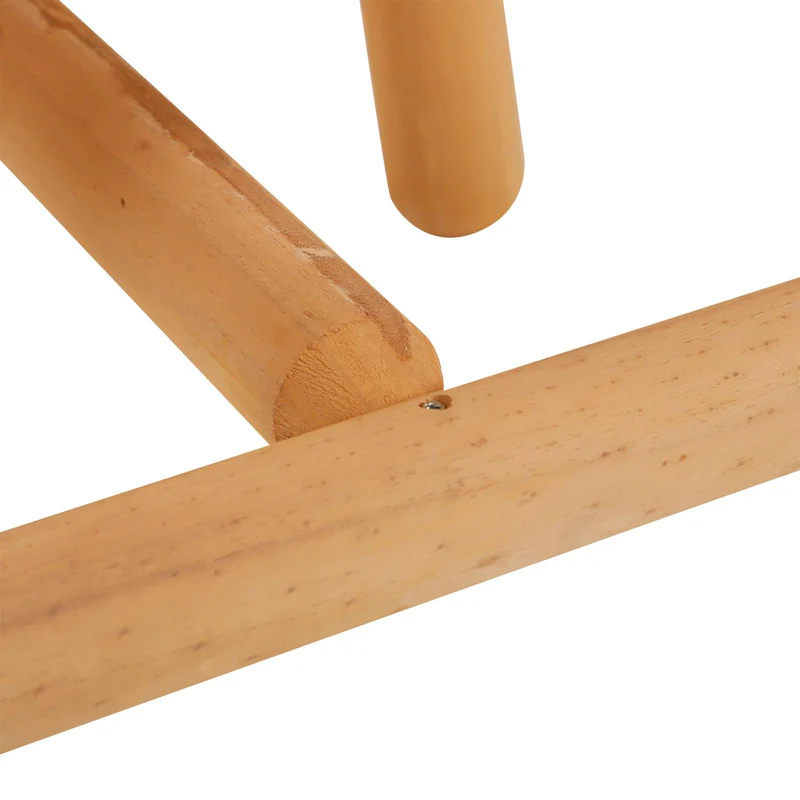 Tavolino da Giardino Rotondo in Legno Ø63.5x45 cm