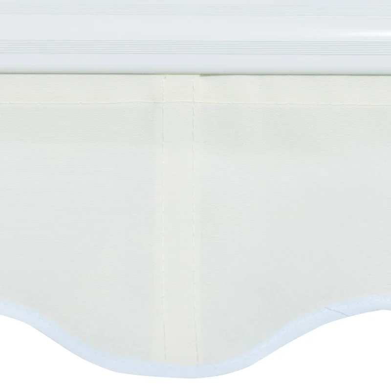 Tenda da Sole Elettrica Avvolgibile a Parete 2,5x2m com LED in Alluminio e Poliestere Beige