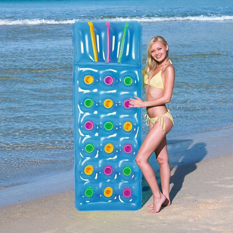 Materassino Gonfiabile da Mare Spiaggia con Cuscino 188x71 cm 43014 Bestway