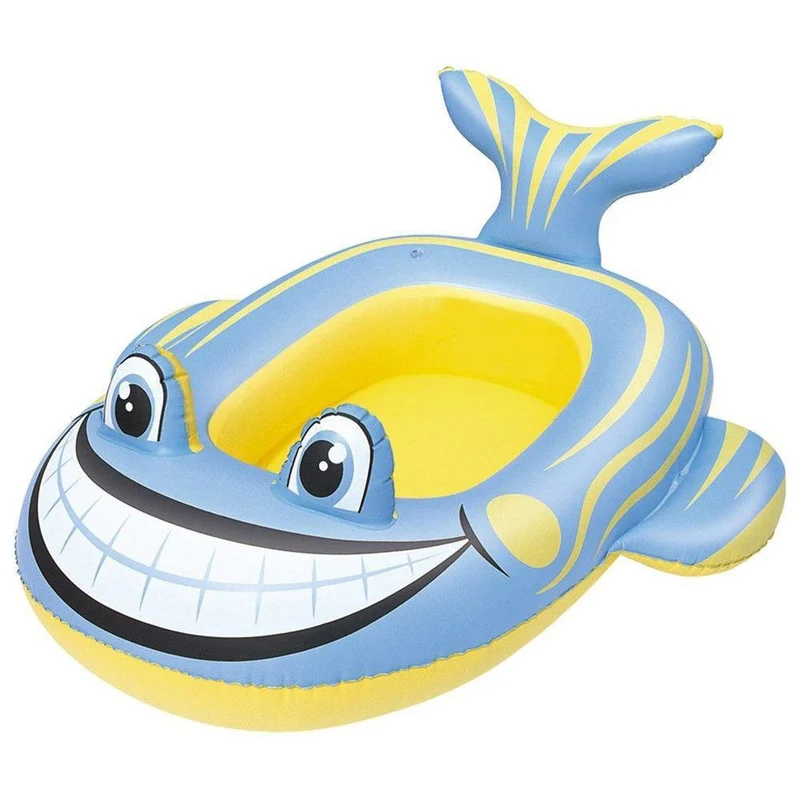 Canotto Canottino Gonfiabile 99x66 cm per Bambini Pool Flat Forma Pesce 34085 Bestway
