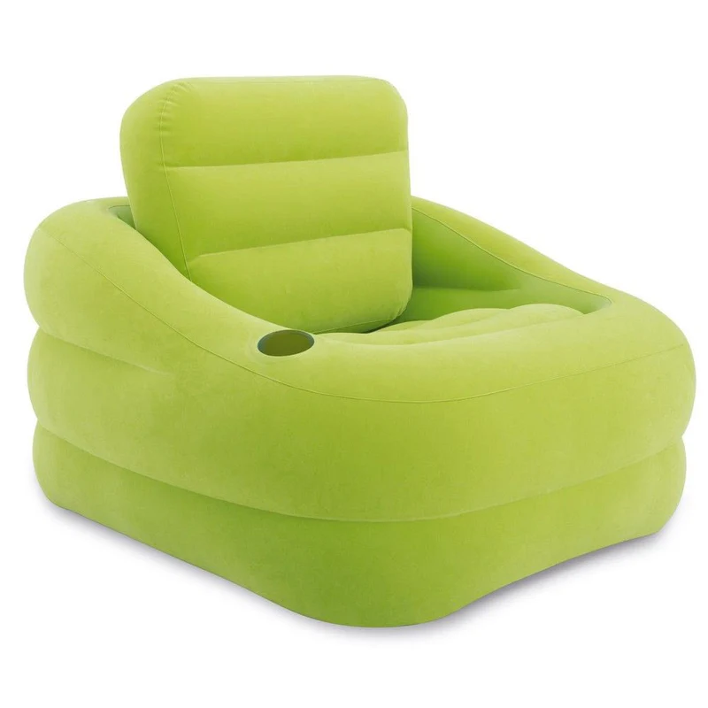 Poltrona Gonfiabile 97x107x71 cm Intex 68586NP Verde