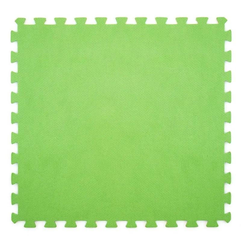 Tappeto Sottopiscina Morbido 6 Pezzi 60x60 cm Verde