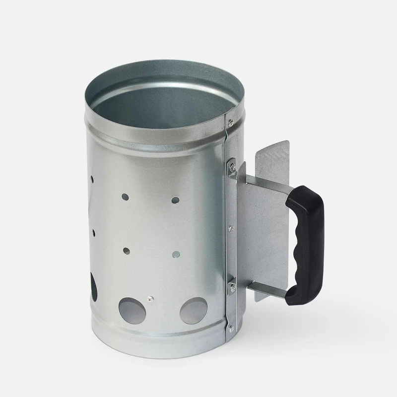 Ciminiera Accendi Carbonella in Acciaio Forato Starter D-17