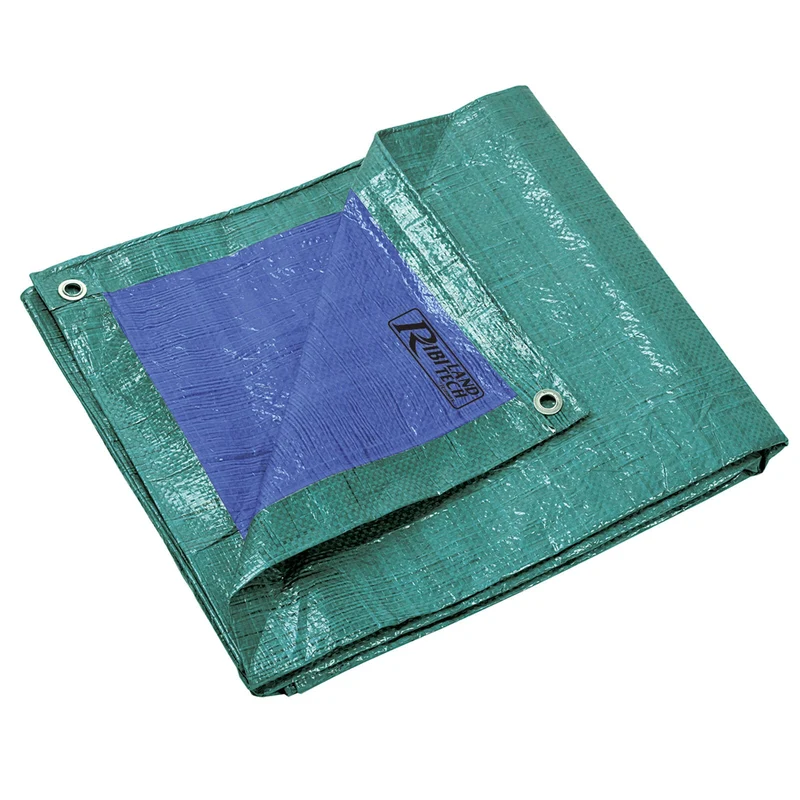 Telone di Protezione Rinforzato 5x8m Impermeabile Imputrescibile 140gr Verde
