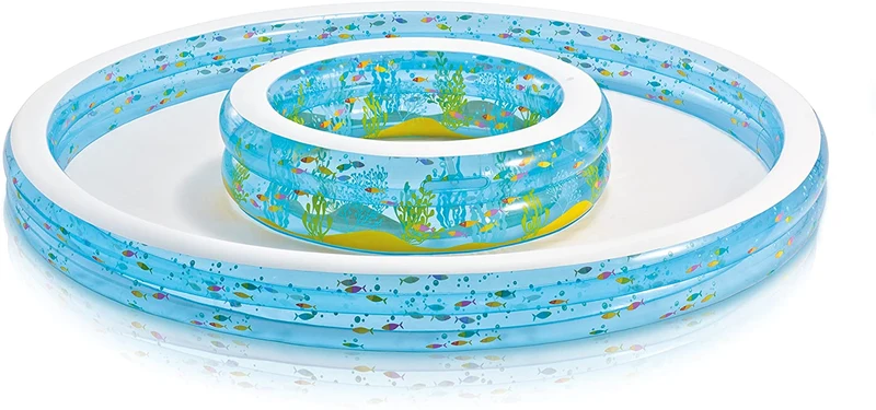 Piscina Doppia Gonfiabile per Bambini Ø279x36 cm in Vinile Intex 57143