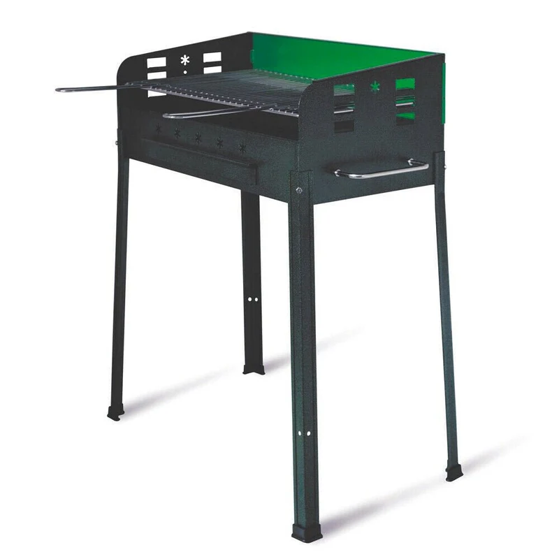 Barbecue a Carbone Carbonella 40x50x90 cm con Griglia Vesuvio Nero