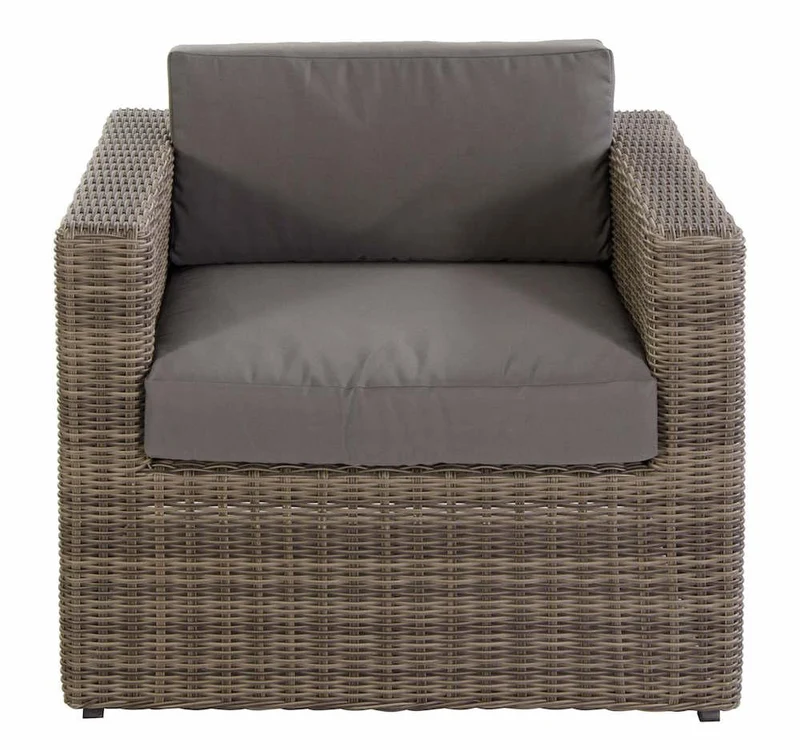 Poltrona da Giardino in Polyrattan Marrone Bertozzi Diletta