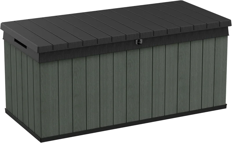 Baule da Esterno Keter Darwin 120 142,5x65,3x64,3 cm in Evothech+ Verde