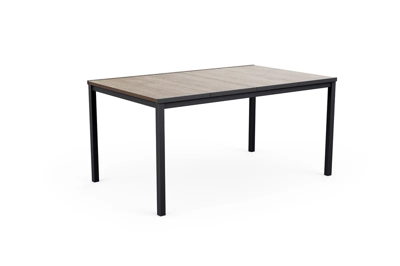 Tavolo da Giardino Keter Porto 159x95x75 cm Deco Coat Piano Effetto Legno Frassino